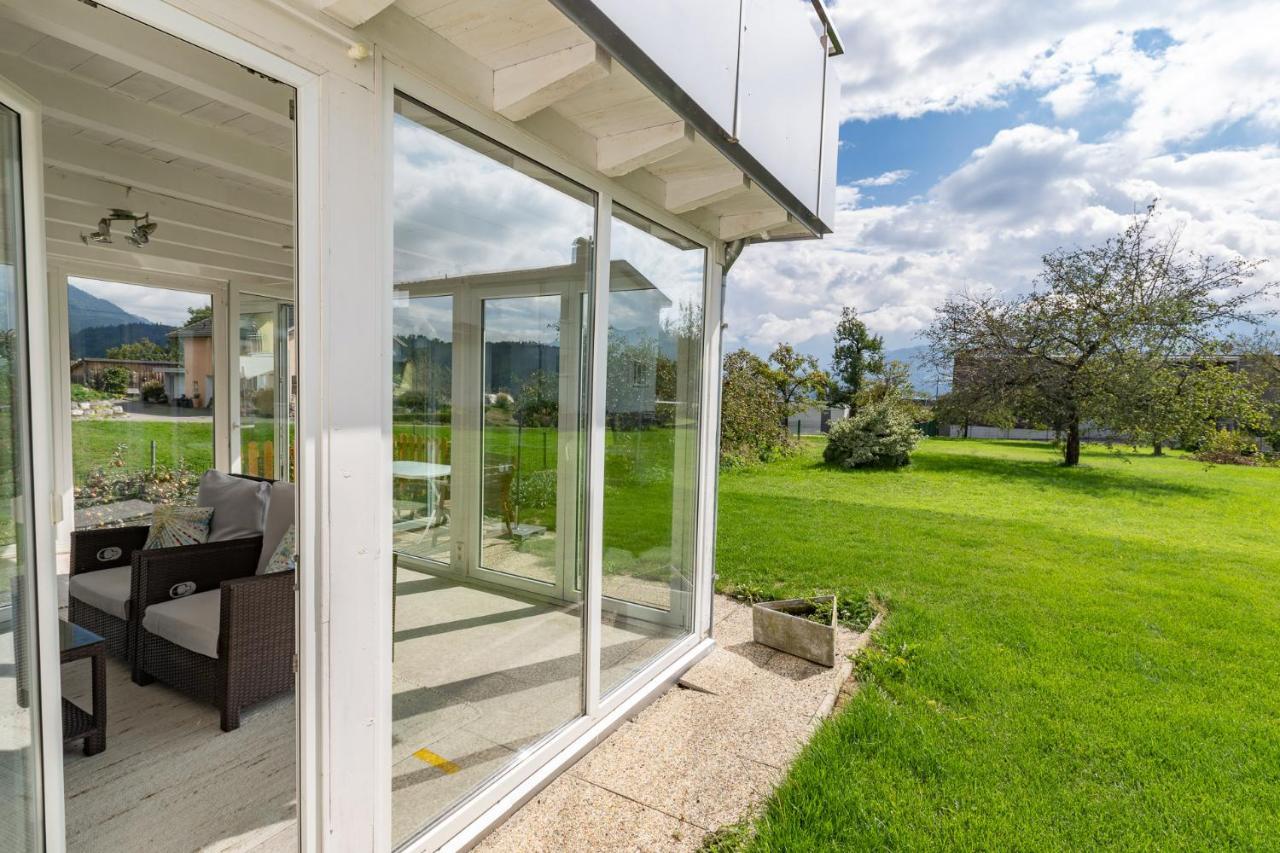 Ferienwohnung Metzler - Blick Auf Die Berge Göfis 외부 사진