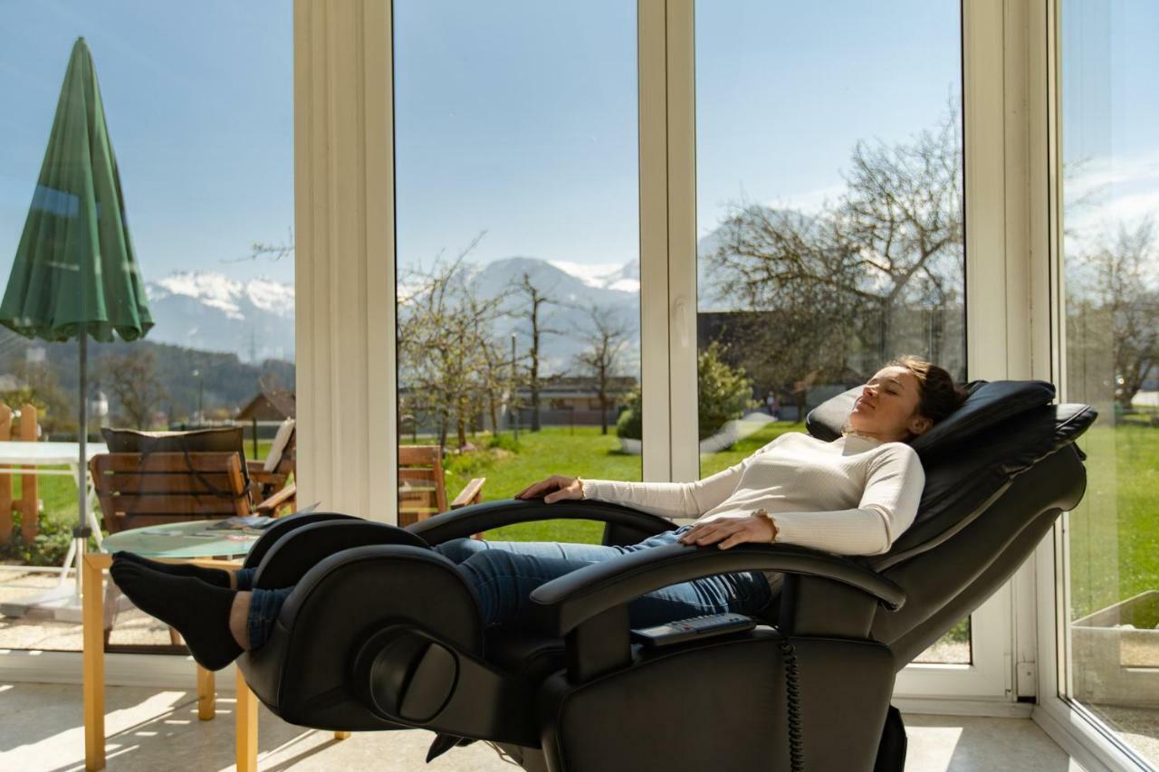 Ferienwohnung Metzler - Blick Auf Die Berge Göfis 외부 사진