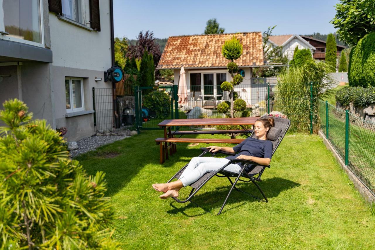 Ferienwohnung Metzler - Blick Auf Die Berge Göfis 외부 사진